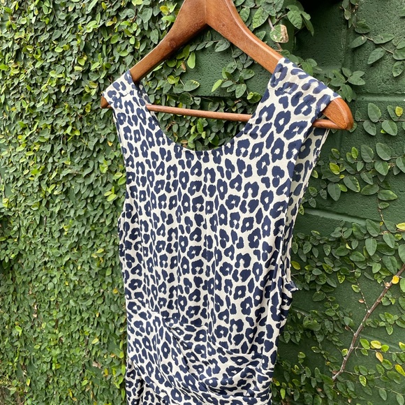 3.1 Philip Lim Leopard Print Silk Dress Size 8 - Picture 4 of 9